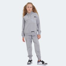 Slazenger LISEY Unisex Çocuk Eşofman Takımı Taş Gri