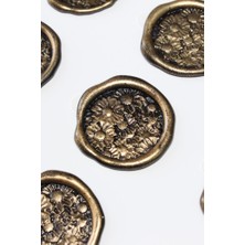 Mühürcüm Papatya Bahçesi 12 Adet 3D Hazır Kendinden Yapışkanlı Sticker Mühür RM2113