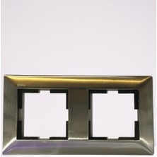 Viko Trenda Metal  Inox çerçeve