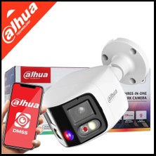 Dahua  IPC-PFW3849S-A180-AS-PV  2X4MPIX, 2,8mm LENS,H265+, 25MT Gece Görüşü, IP67, Dahili Mikrofon, Tioc Duo Süper Geniş Açı Bullet Ip Kamera