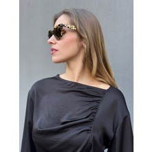 Zincir Detaylı Asimetrik Bluz