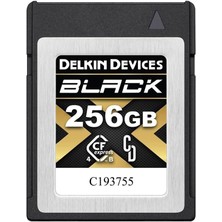 Delkın Black Cfexpress Type B 4.0 Memory Card 256GB