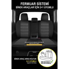 Jet Garaj Seat Exeo 2009-2013UYUMLU Oto Koltuk Kılıfı Bronz Serisi - Siyah