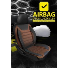 Jet Garaj Renault Kadjar 2015-UYUMLU Oto Koltuk Kılıfı Bronz Serisi - Kahve