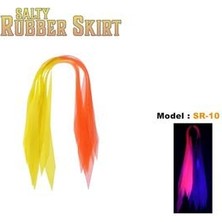 Fujin Rubber Skirt Düz Püskül Set #sr-10