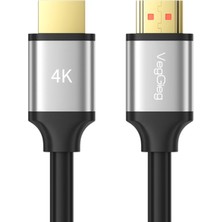 VegGieg 4K 30Hz 18GBPS Hdr Arc Hdcp HDMI 2.0 Kablo 10 Metre