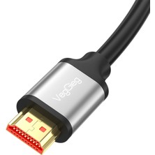 VegGieg 4K 30Hz 18GBPS Hdr Arc Hdcp HDMI 2.0 Kablo 10 Metre