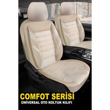 Jet Garaj Alfa Romeo Alfa Romeo 156 1998-2007UYUMLU Oto Koltuk Kılıfı Confort Serisi - Ekstra Bej