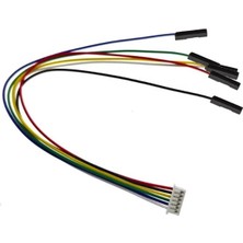Motorobit 6-Pin Jst 1.25MM Dişi - 2.54MM Dişi Dupont Dönüştürücü Kablo - 20CM