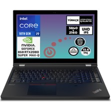 Lenovo Mws Thinkpad T15G G1 I9-10885H Vpro 128GB 4tb SSD 8 GB Rtx 2080 Super 15.6" UHD W10P 20UR002UTX 011