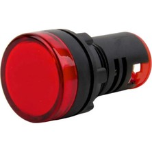 Motorobit AD16-22DS 220V Ac Sinyal Lambası - Kırmızı