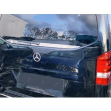 Emtek Mercedes Vito W447 Uyumlu Krom Arka Cam Alt Çıtası 2014 ve Üzeri Paslanmaz Çelik