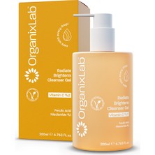 Organixlab Radiate Brightens C Vitaminli Aydınlatıcı Yüz Temizleme Jeli I Tüm Cilt Tipleri 200 ml