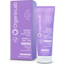 Organixlab Güneş Koruyucu Etkili Leke Karşıtı Yüz Kremi - Uva ve Uvb Etkili Spf 50 Güneş Kremi 75 ml