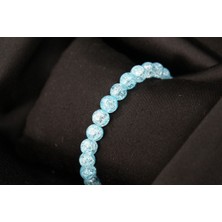 Alina Jewelry Çarpıcı Şeffaf Necef Bileklik Zarif, El Yapımı ve Günlük Kullanım Için Doğal Kristal Güzelliği