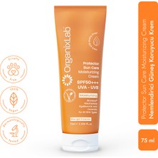 Organixlab Güneş Koruyucu Etkili Nemlendirici Yüz Kremi - Uva ve Uvb Etkili Spf 50 Güneş Kremi 75 ml