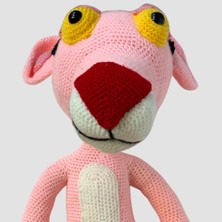 Uretti - Tuğba 9352 Uretti El Yapımı Amigurumi Pembe Panter 55  cm - Pembe