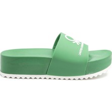 United Colors Of Benetton 1211 Yeşil Kadın Terlik