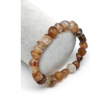 Alina Jewelry Sertifikalı Doğal Akik Taşı Bileklik – Enerji Dengeleyici ve Ruhsal Güç Kaynağı