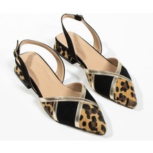 Duxal Shoes Bloom Kadın Şık Babet Topuklu Ayakkabı