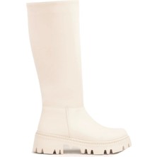 Lider Shoes Lider Bty 1417 Bej Kadın Çizme