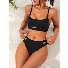 Traje Den Bikini Takımı Hollow Out