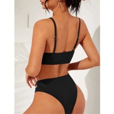 Traje Den Bikini Takımı Hollow Out