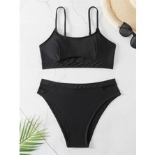 Traje Den Bikini Takımı Hollow Out