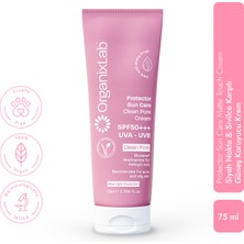 Organixlab Güneş Koruyucu Etkili Gözenek Karşıtı Yüz Kremi - Uva ve Uvb Etkili Spf 50 Güneş Kremi 75 ml