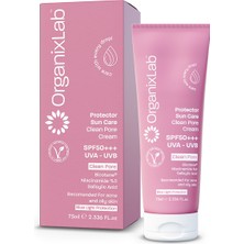 Organixlab Güneş Koruyucu Etkili Gözenek Karşıtı Yüz Kremi - Uva ve Uvb Etkili Spf 50 Güneş Kremi 75 ml