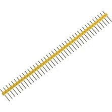 Motorobit 1X40 Erkek Header 40 Pin 2.54MM 180 Derece - Sarı