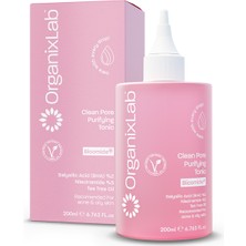 Organixlab Clean Pore Gözenek Arındırıcı Tonik Bha Gözenek Sıkılaştırıcı I Karma Ve Yağlı Ciltler 200 ml