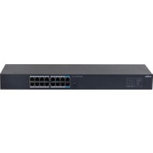 Dahua SG1016, 16PORT, Gigabit, Yönetilemez, Switch