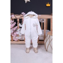 Baby Hola Babyhola  Pamuk Kız Erkek Bebek Pamuklu Bebek Bornozu Havlu Kumaş Tulum Sevimli Baykuş 14055