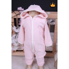 Baby Hola Babyhola  Pamuk Kız Erkek Bebek Pamuklu Bebek Bornozu Havlu Kumaş Tulum Ayıcık 13781