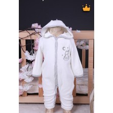 Baby Hola Babyhola  Pamuk Kız Erkek Bebek Pamuklu Bebek Bornozu Havlu Kumaş Tulum Ayıcık 13781