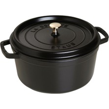 Staub 30CM Döküm Güveç Tencere Şık ve Dayanıklı, Bulaşık Makinesinde Yıkanabilir