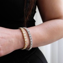 Cansum Silver Gümüş Baget Suyolu Bileklik
