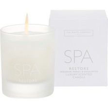 The White Company Spa Restore Mum - Sardunya, Okaliptüs ve Nane ile Yatıştırıcı ve Canlandırıcı Kokular