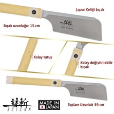 Suizan Dozuki Dovetail Çokyönlü Kesim Japon Testeresi 15 cm