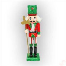 Süsle Bebek ve Parti Kurşun Asker, Ahşap Fındıkkıran 18CM - Baltalı
