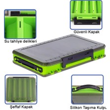Sea Hourse Sea Horse Lure Box Çift Taraflı Yem Kutusu 200*160*45 Xl