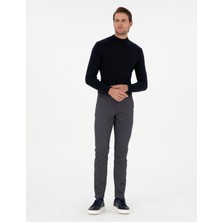 Pierre Cardin Erkek Antrasit Slim Fit Kanvas Pantolon 50299517-VR006