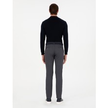 Pierre Cardin Erkek Antrasit Slim Fit Kanvas Pantolon 50299517-VR006