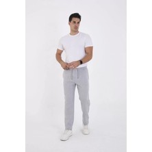 Unisex Üç Iplik Basic Eşofman Pantolon - Gri