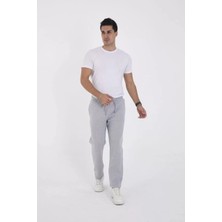 Unisex Üç Iplik Basic Eşofman Pantolon - Gri