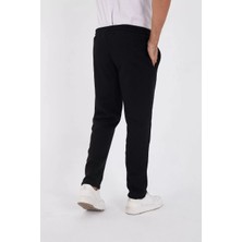 Unisex Üç Iplik Basic Eşofman Pantolon - Siyah