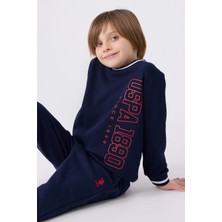 U.S. Polo Assn. Erkek Çocuk Lisanslı Colorful Rib Detail Alt Üst Eşofman Takımı