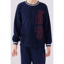 U.S. Polo Assn. Erkek Çocuk Lisanslı Colorful Rib Detail Alt Üst Eşofman Takımı