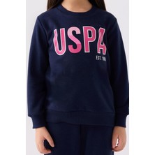 U.s. Polo Assn. Kız Çocuk Lisanslı Lacivert Beautiful Alt Üst Eşofman Takımı